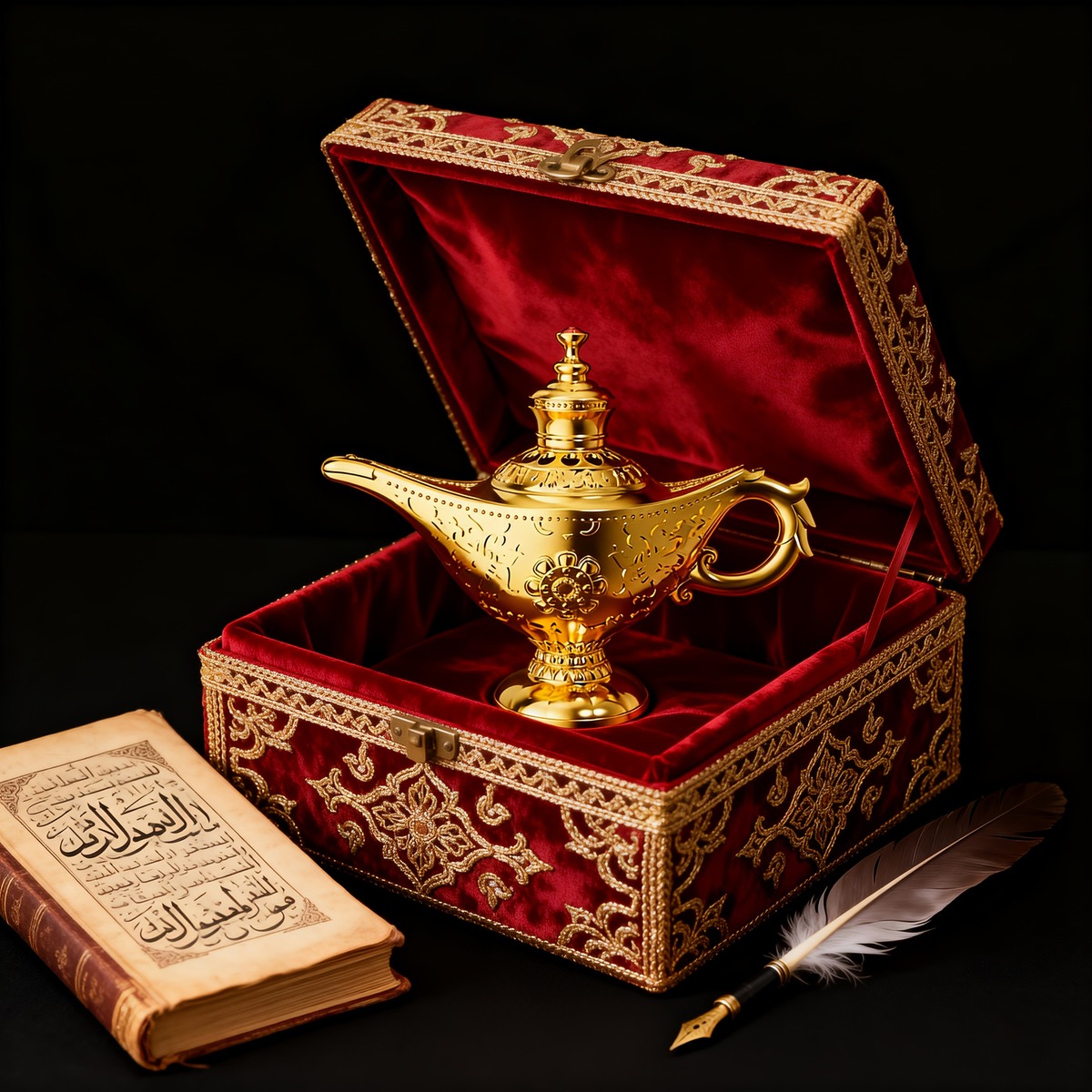 Flacon Lampe Dorée — Boisé & Bergamote